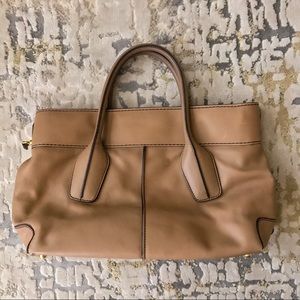Tod’s Brown Leather Gold Purse
